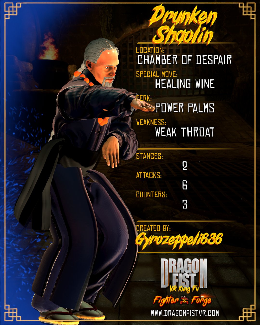 Drunken Shaolin - Created By: Gyrozeppeli636